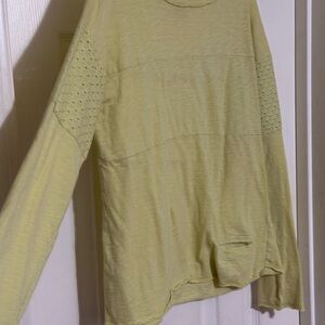 Sundance Soft Yellow Cotton Blend Top